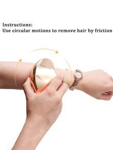 物理脱毛器 水晶毛发橡皮擦 易于清洁 可重复使用 身体光滑美容脱毛工具 - 彩色 - 查看 8
