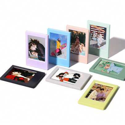 1 khung ảnh mini kèm chân đế, thích hợp trang trí văn phòng và nhà cửa, trưng bày ảnh, để bàn, làm quà tặng dịp lễ, quà tặng tiệc tùng, sưu tầm và trưng bày ảnh.