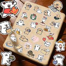 100pcs/Pack Cute Cartoon Maltese Dog Line Art Stickers, Stickers, Creative Stickers Suitable For Decorating Phone, Laptop, Luggage, Water Bottle, Skateboard, Notebook And Guitar. Great For Daily Use, Children's Birthday Gifts, Back To School Supplies - Multicolor - View 5