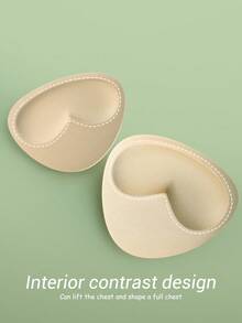 女士加厚自粘海绵胸垫，适合各种场合 - 彩色 - 查看 4