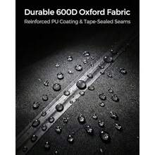 Outdoor Sofa Cover Waterproof Patio Furniture Cover 60W x 36D x 33H inches Heavy Duty 600D Oxford Fabric Black - Funda de sofá/Negra - Ver 8