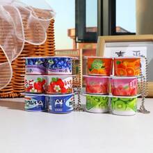 1个酸奶钥匙扣，逼真软萌食物玩具减压吊坠，慢回弹挤压背包钥匙链，迷你酸奶盒挂饰，香味挤压珠链包包吊坠，迷你挂饰，草莓蓝莓香味挤压减压钥匙扣，挤压减压逼真食物造型手指玩具，有助于缓解压力、焦虑和放松，生日礼物，节日礼物，完美礼物 - 彩色 - 查看 11