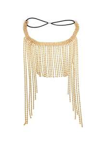 Dây cài tóc dài có tua rua bán chạy nhất dành cho nữ, phong cách tối giản Châu Âu và Mỹ, thời trang cưới cô dâu, phụ kiện đội đầu đính đá lấp lánh. - Nhiều màu - Xem 5