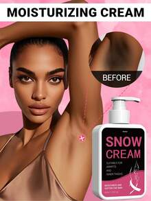AURANY 200g Intimate Whitening Cream, Intimate Skin Brightening & Repairing Cream, Helps Improve Intimate Area, Knee And Elbow Discoloration, Moisturizing Non-Greasy Formula, Gentle For All Skin Types Daily Intimate Care - Snow Cream - View 4