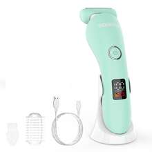 1 máy cạo râu điện dành cho nữ, thiết bị triệt lông toàn thân vùng nách và vùng kín, dụng cụ triệt lông dùng tại nhà. - Xem 1