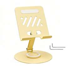 EIGIIS 360°旋转铝合金可调节平板电脑支架，兼容Pro/Air/Mini及其他平板电脑型号 - 彩色 - 查看 16