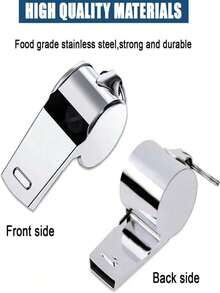 1 chiếc còi thép không gỉ kèm dây đeo, phát ra âm thanh to rõ, thích hợp cho huấn luyện viên, trọng tài và nhân viên. - Nhiều màu - Xem 5