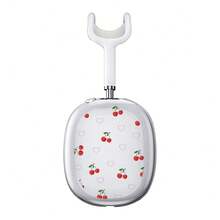 1pc Butterfly & Cherry Blossom Printed Transparent Soft TPU Protective Case Compatible With Apple Max Headphones - Multicolor - View 9
