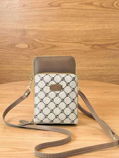 Modische Crossbody Handytasche, multifunktional