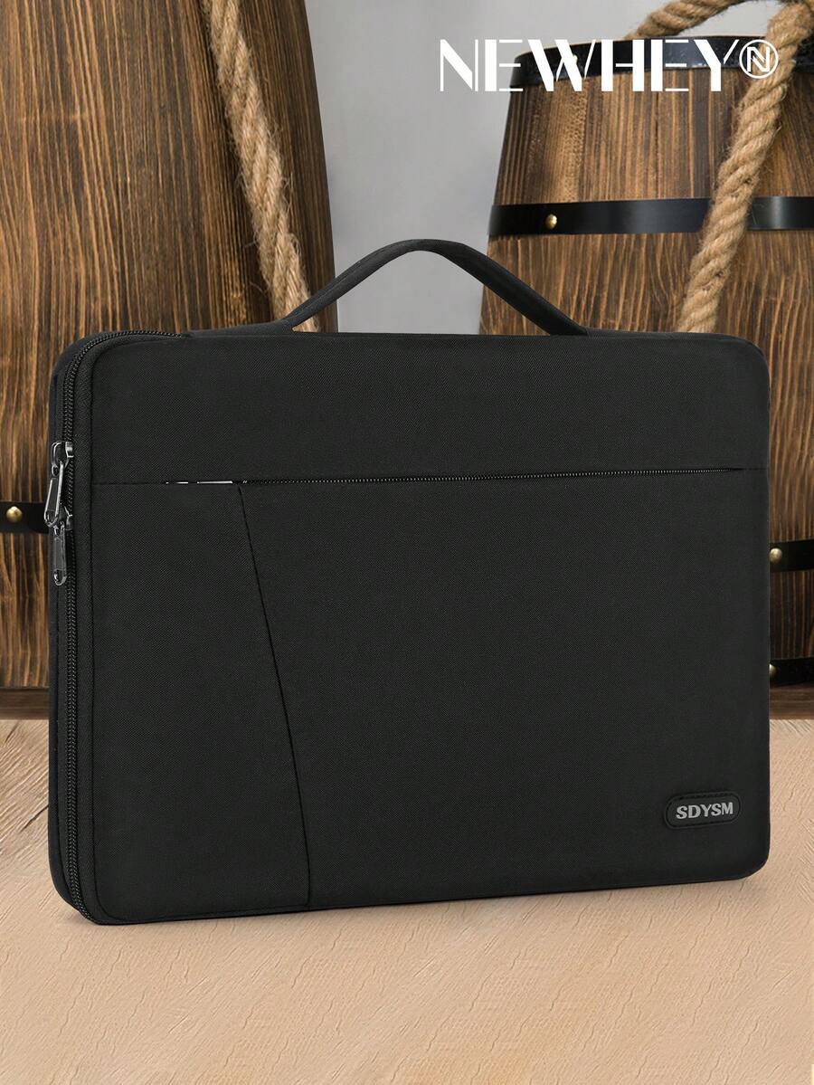 NEWHEY 14/15.6 Inch Laptop Sleeve With Portable Handle, 360° Protection Waterproof Nylon Laptop Bag, Suitable For 13.3-14/15-15.6 Inch Laptops, Air/Pro/HP/Notebook, For Business Use