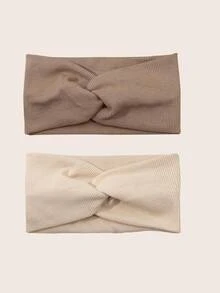 Women's Soft Knit Criss-Cross Headband For Women, Elastic Non-Slip Hairband For Yoga, Workout & Casual Outfits Summer Hair Accessories Women Sweatband,Holiday,Travel,Festival,Party - Multicolor - View 10