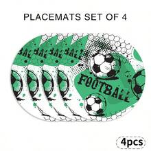 Un set complet de suporturi de masă pentru Cupa Mondială, cu modele de fotbal, atletism și victorie, potrivite pentru utilizare primăvara, vara, toamna și iarna. Adoptă un design multicolor și este țesut din fibră 100% poliester. - Multicolor - Vizualizare 22