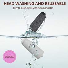 Electric Foot Callus Remover, 2 Adjustable Speeds Rechargeable Foot File With 2 Grinding Heads & Built-In LED Light, Portable Cordless Foot Smoothing Tool For Rough Dry Heels Calluses, Ideal For Home Daily Foot Care - Multicolor - View 10