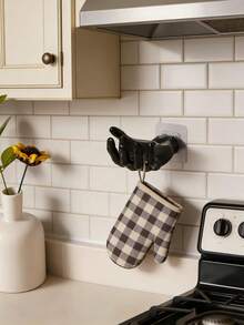 Palm-Shaped Bathroom Wall Hook, No Drill Comb & Soap Storage Rack, Waterproof Adhesive Hanger - Multicolor - View 12