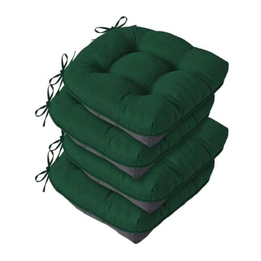 Chair Pads - Dark Green - View 1