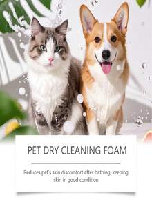 EelJoy Pet Grooming Mousse, Gentle Formula, Non-Irritating Daily Deodorizing And Moisturizing Pet Shampoo, Portable And Convenient For Anytime Use - 30ml - View 3