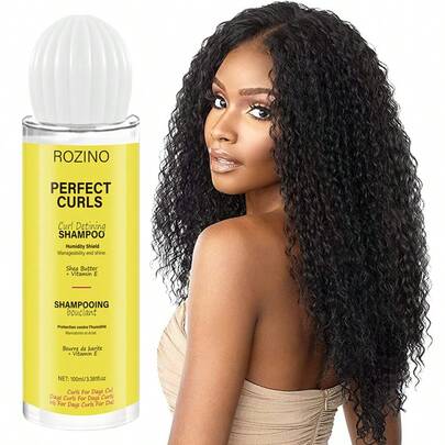 100ml Champú potenciador de rizo, previene el encrespamiento, fortalece el rizo, nutre el cabello, conveniente para viajar