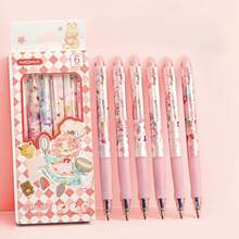 Erasable Gel Ink Pen Set, Cute Pattern Auto-Retractable Pen With Eraser Tip, Smooth Writing Marker Pen Suitable For Note Taking, Diary, School And Office Supplies, Ideal Birthday Holiday Gift For Children And Students - Sets - View 17