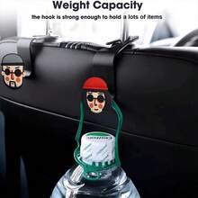 2pcs Unisex Fashion Glasses Hooks, Creative Funny Seat Back Hooks, Multifunctional Rear Seat Storage Rack, Birthday And Holiday Gifts - Couple Chair Hooks - View 9