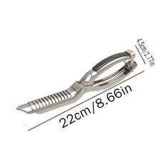 Rib Membrane Remover, Rib Bone Peeler For BBQ Ribs - Silver - View 2
