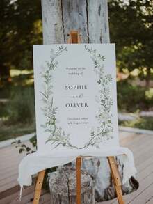 Elegant Photo Wedding Welcome Sign Template, Welcome Board, Wedding Photo Collage, Modern Welcome Sign, Printable Wedding Reception Poster - Multicolor - View 3