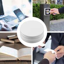 10Pcs NFC for Ntag215 Coin TAG Key 13.56MHz 215 Universal Label RFID Ultralight Tags Labels Phone - A - Übersicht 5