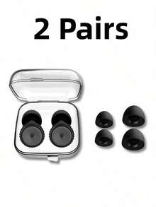 睡眠耳塞，配有三种尺寸的耳套，有效降低噪音，适合失眠患者，也适用于音乐会、旅行、射击、打鼾、飞机、音乐家、摩托车骑行、工作和毕业季等场合，是圣诞节送给父母的个性化礼物。 - 彩色 - 查看 17