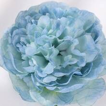 Pinza de pelo con flor grande, adecuada para uso diario, playa, vacaciones, tocado de novia para boda - Multicolor - Ver 8