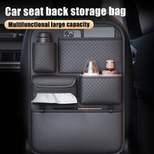 1/2pcs Universal Car Backseat Organizer, Waterproof Kick Mats, Storage Pockets, Road Trip Car Accessories Interior Women - 2PC a - View 6