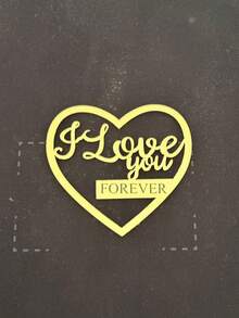 1pc "I Will Love You Forever" Modern Letter Cake Topper, Birthday Party "I Will Love You Forever" Letter Cake Decor, PMPM Birthday Cake Decor Tag, Cake Decor, Cake Decorating Supplies, Baking Decor, Baking Supplies, Holiday Gift - StyleD - View 10