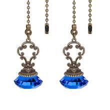 2pcs Vintage Copper Chain Crystal Pendant Extender, Colorful Pendant Extender, Zipper Extender With Crystal Prism Ball Connector, Suitable For Bathroom Toilet Light, Ceiling Fan, Table Lamp Extension Cord, Indoor Outdoor Garden Sunshine Catcher, Making Colorful Party Decorations, Suitable For Mother's Day, Father's Day, Party, Birthday Gifts - Multicolor - View 16
