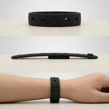 1pc Negative Ion Silicone Anti-Static Bracelet, Honeycomb Football Shaped Wristband, Indoor/Outdoor Sports Energy Wrist Strap, Unisex Fashion Minimalist - Multicolor - View 6