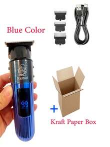 Kemei 电动理发器,专业理发剪,零间隙修型理发剪,T型刀片理发剪,胡须修剪器,KM-2262家用理发剪,男士日常使用,男士生日礼物 - 彩色 - 查看 8