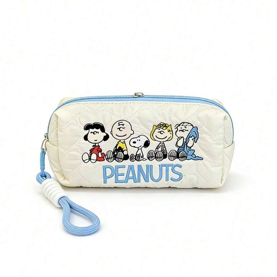 1 hộp bút Snoopy mới, hộp bút thêu, túi đựng văn phòng phẩm học sinh kiểu Nhật thời trang và đa năng, đồ dùng học tập cho năm học mới, quà tặng ngày Valentine, quà tặng năm mới, kiểu ngẫu nhiên - Nhiều màu - Xem 1