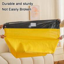 Large Capacity Moving Packing Bag Luggage Clothes Waterproof Quilt Storage Bag - Yellow - View 3