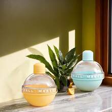 1个硅胶冰球模具，圆形球形冰球制作器，适用于威士忌和饮料，家用制冰工具 - 彩色 - 查看 3