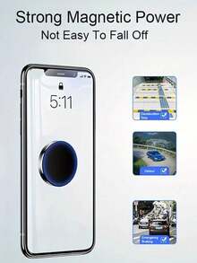 Giá đỡ điện thoại mini từ tính hình tròn sáng tạo gắn trên bảng điều khiển và khe gió điều hòa ô tô, giá đỡ điện thoại đa chức năng bằng kim loại có nam châm hút, giá đỡ điện thoại tại nhà, giá đỡ bảng điều khiển, giá đỡ từ tính hai mặt, giá đỡ từ tính dùng cho thiết bị thể dục. - Nhiều màu - Xem 9