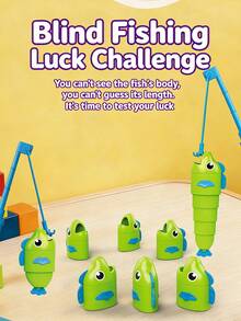 教育洞察“大鱼捕捞”游戏——钓到最长鱼的玩家获胜，派对对战玩具 - 彩色 - 查看 5