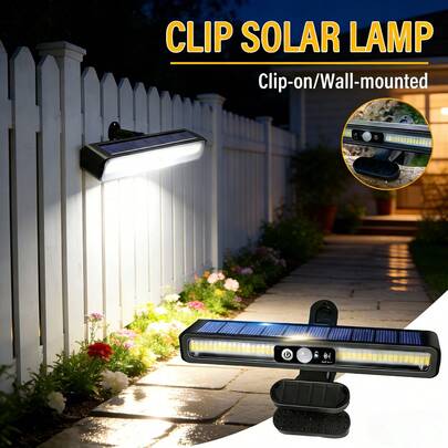 Outdoor Solar Induction Wall Lamp, Portable Rechargeable Wall Lamp, Camping Lamp, Induction Garden Courtyard Lighting, Outdoor Party And Festival Decoration Lamp, Independent Desk Lamp, Street Lamp