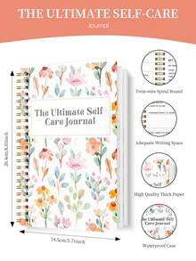 Trees A5 Size Self-Care Butterfly Themed Notebook, Daily Health Diary For Skincare Tracking, Mood, Habits And Personal Growth, Women's Daily Planner Diary, Teacher's Day/Mother's Day Gift - A5 - View 5
