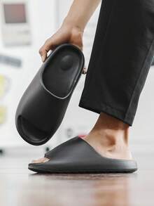 Dép EVA từ xơ dừa, chống trơn trượt, khử mùi, thoáng khí, thoải mái cho nam và nữ, chống thấm nước, đế dày bền chắc. - màu đen - Xem 3