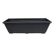 Vaso Floreira Jardineira Preta 40 cm - KIT 3 unidades - A - Visão 1