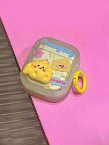 1个3D可爱黄色奶酪表情+指环耳机保护套，兼容苹果1/2/3代、Pro/Pro2、3/4代 - 彩色 - 查看 8