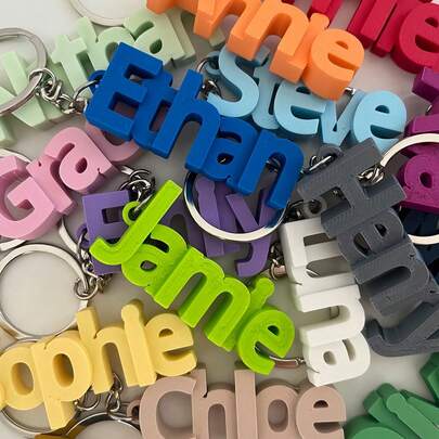 Móc khóa khắc tên cá nhân: Thẻ treo cặp sách tùy chỉnh, quà tặng tiệc tùng