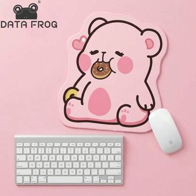  DATA FROG Cute Kawaii Mouse Pad Notebook Desk Mat Desktop Rubber Gamer Keyboard Mat For Computer Keyboard MousePads Accessories