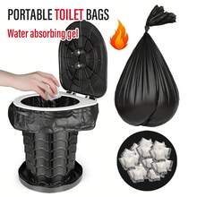 100片水溶性凝胶厕纸，配超大垃圾袋，解决远足、露营、野餐等户外如厕难题。 - 100pcs - 查看 6