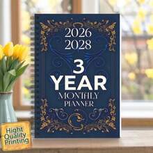 Cuaderno de planificación de 3 años 2026-2028, adecuado como regalo para amigos y compañeros de clase - Multicolor - Ver 13