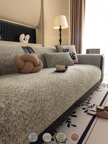 1 chiếc đệm sofa dệt bằng sợi chenille chuyển màu, chống trầy xước do thú cưng, dùng được cả bốn mùa, có thể giặt máy, đa năng, kiểu dáng hiện đại, bảo vệ cho sofa 1-4 chỗ ngồi. - nhiều màu - Xem 9