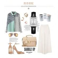 Casio 卡西欧优雅女士腕表，带日期显示功能，适合办公及日常佩戴 LLTP-V007L-7B1 - 均碼 - 查看 9