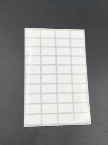 [5張] 白色貼紙（小號 1.2*2cm）共200張，高CP值，霧面紙質不反光，防暈染，兼容多種筆，書寫順滑，文字清晰持久，邊緣不毛邊，方便撕取，小巧尺寸，適用於手工、辦公室與居家收納標記 - 空白貼 - 查看 5